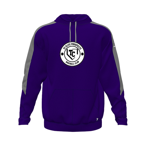 [CUS-DFW-HOOD-FLC-LSL-PUR-YXS-LOGO1] Hoodie (Youth XS, Purple, Logo 1)