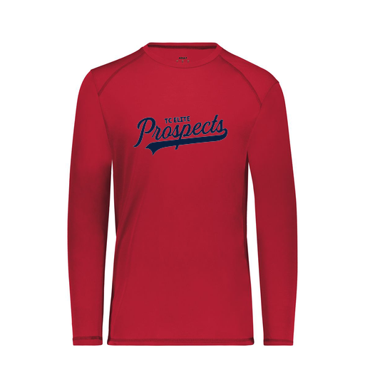 [6845.083.S-LOGO3] Men's SoftTouch Long Sleeve (Adult S, Red, Logo 3)