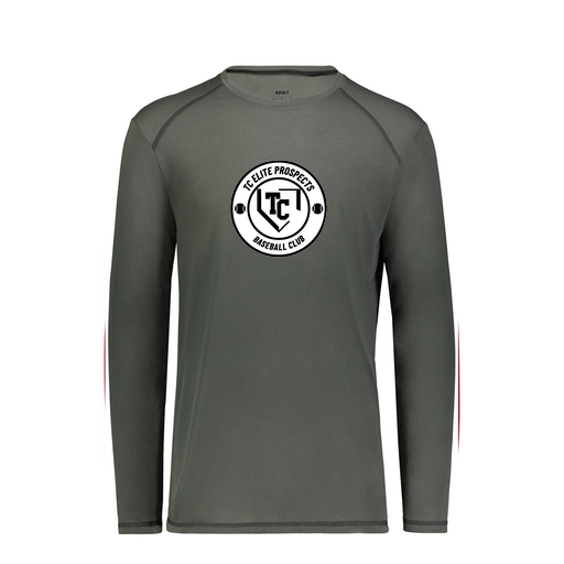 [6846.98D.S-LOGO1] Youth SoftTouch Long Sleeve (Youth S, Gray, Logo 1)