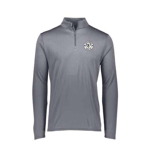 [FTLQFLGY-FAXS-LOGO1] Decker Women's Flex-Lite 1/4 Zip Shirt (Female Adult XS, Gray, Logo 1)