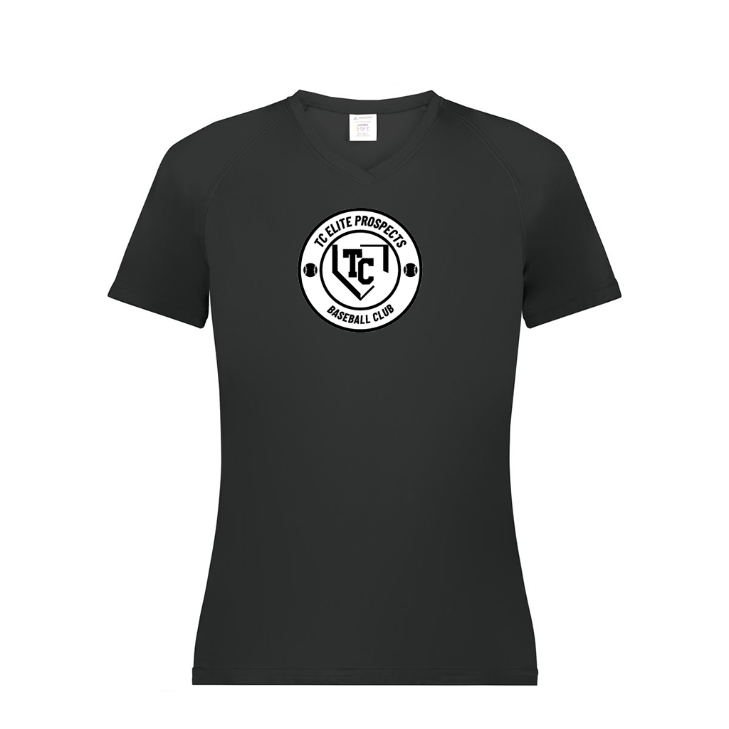 Ladies Smooth Sport V-Neck T-Shirt