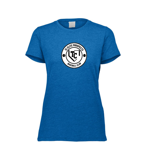 [FTSCUBRY-FAXS-LOGO1] Decker Women's Tri-Blend T-Shirt - Short Sleeve (Female Adult XS, Royal, Logo 1)