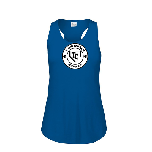 [3078.U55.S-LOGO1] Ladies Tri Blend Tank Top (Female Adult S, Royal, Logo 1)