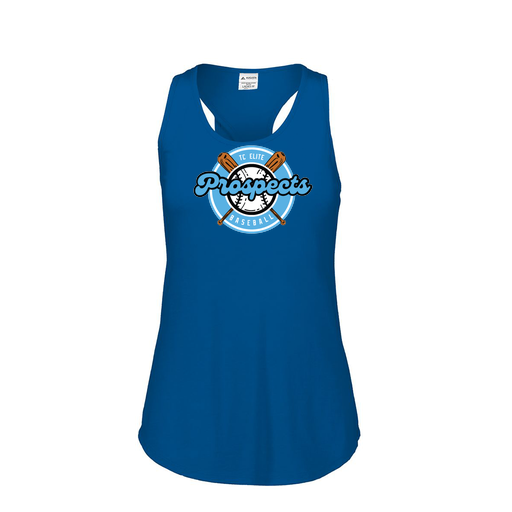 [3078.U55.S-LOGO2] Ladies Tri Blend Tank Top (Female Adult S, Royal, Logo 2)