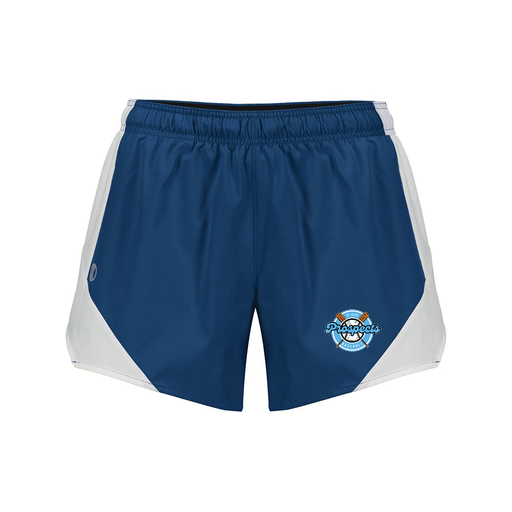 [229489.H03.S-LOGO2] Girls Olympus Shorts (Female Youth S, Navy, Logo 2)