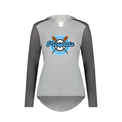 [6902.30V.XS-LOGO2] Ladies Vintage Hoodie (Female Adult XS, Gray, Logo 2)