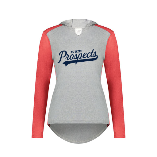 [6902.27V.XS-LOGO3] Ladies Vintage Hoodie (Female Adult XS, Red, Logo 3)