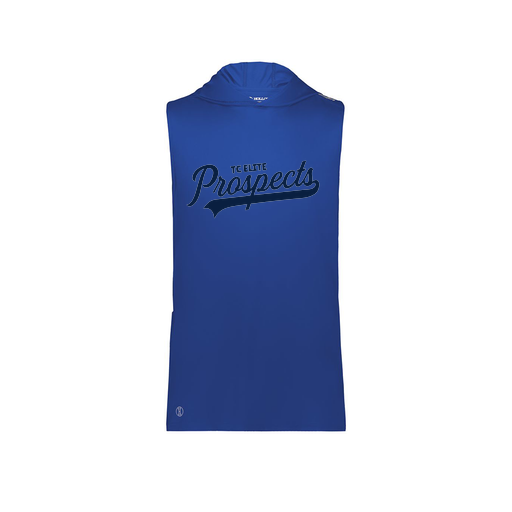 [222590.060.XS-LOGO3] Men's CoolDry Sleeveless Hoodie (Adult XS, Royal, Logo 3)