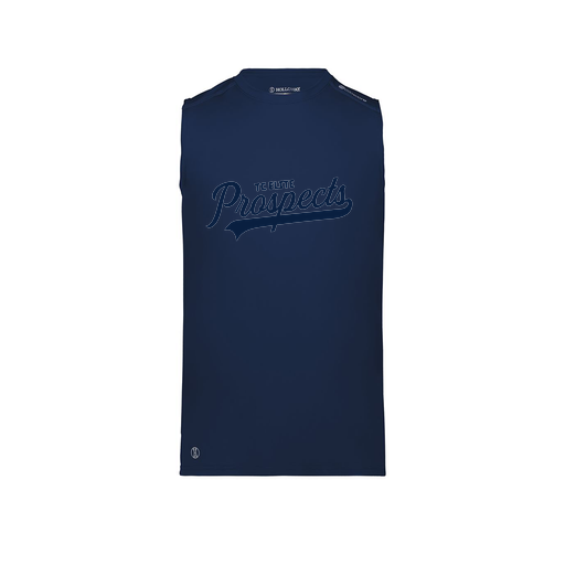[222593.065.S-LOGO3] Men's CoolDry TankTop (Adult S, Navy, Logo 3)