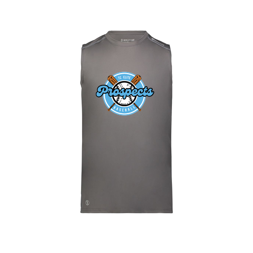 [222593.98D.S-LOGO2] Men's CoolDry TankTop (Adult S, Gray, Logo 2)