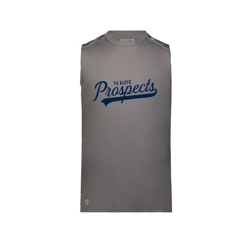 [222593.98D.S-LOGO3] Men's CoolDry TankTop (Adult S, Gray, Logo 3)