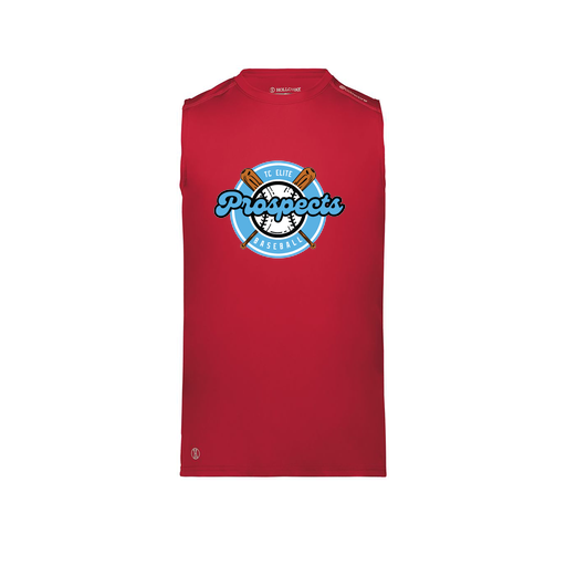 [222593.083.S-LOGO2] Men's CoolDry TankTop (Adult S, Red, Logo 2)