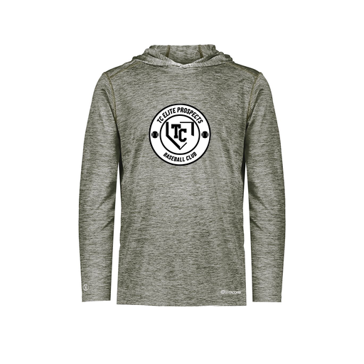 [FOLHCGGY-AS-LOGO1] Decker Men's Charge Hoodie (Adult S, Gray, Logo 1)