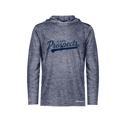 [FOLHCGNV-YS-LOGO3] Decker Youth Charge Hoodie (Youth S, Navy, Logo 3)