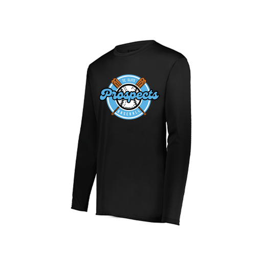 [222822.080.XS-LOGO2] Men's LS Smooth Sport Shirt (Adult XS, Black, Logo 2)