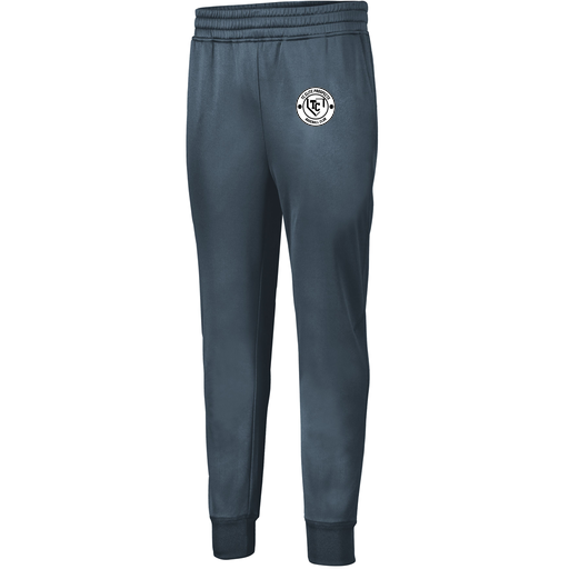 [5566.059.XS-LOGO1] Men's PERFORMANCE FLEECE JOGGER (Adult XS, Gray, Logo 1)
