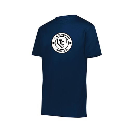 [222819.065.XXS-LOGO1] Youth Movement Dri Fit Shirt (Youth XXS, Navy, Logo 1)