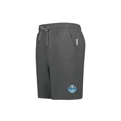 [223604.E83.S-LOGO2] YOUTH Ventura Soft Knit SHORTS (Youth S, Gray, Logo 2)