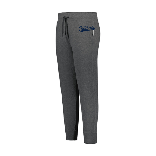 [222799.E83.XS-LOGO3] LADIES VENTURA SOFT KNIT JOGGER (Female Adult XS, Gray, Logo 3)